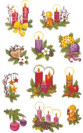 Matrica, papír, 2 ív, 76x120 mm, AVERY ZWECKFORM, "Z-Design No.4050", díszes fenyőágak